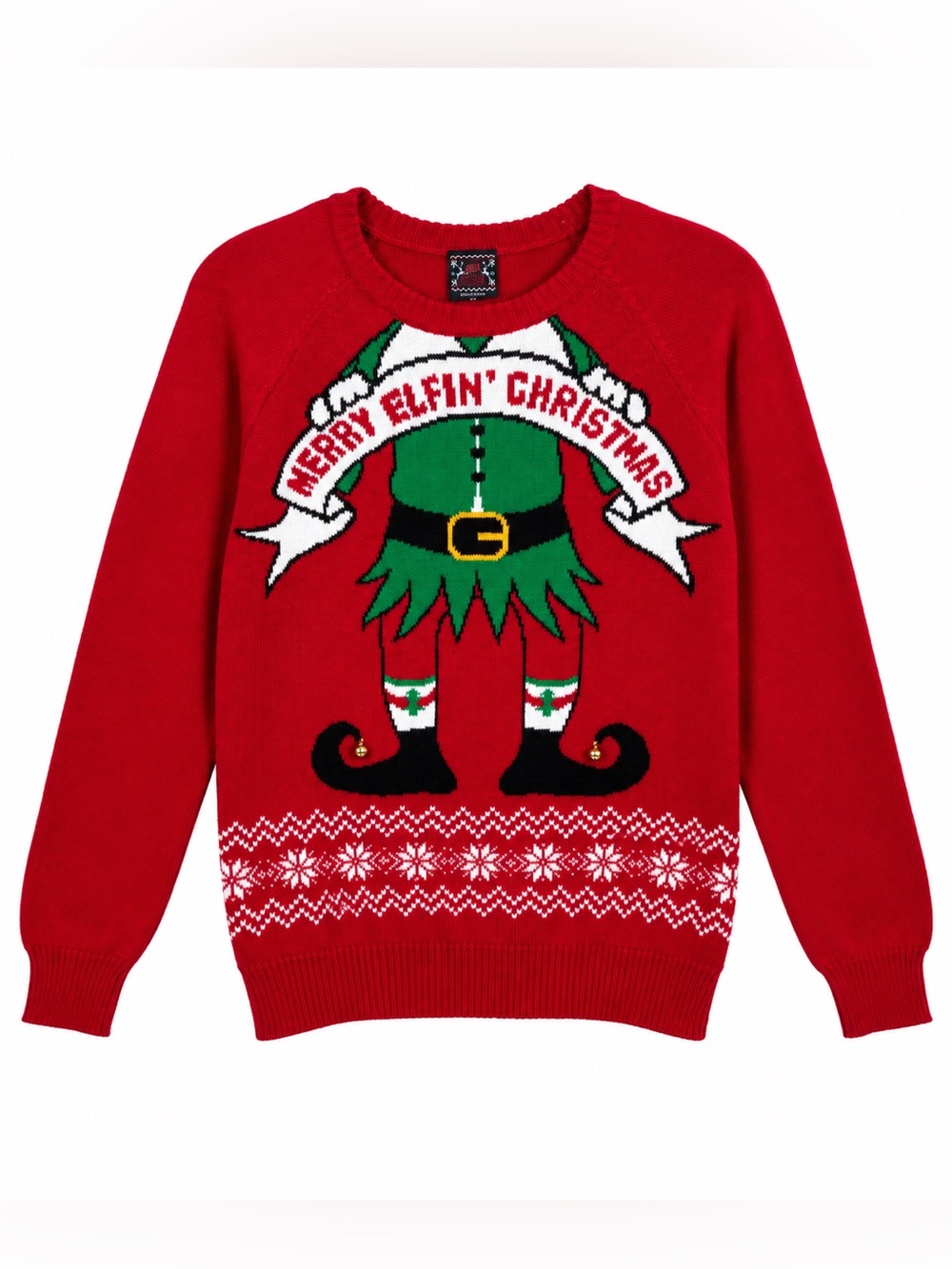 Merry Elfin' Christmas Holiday Sweater